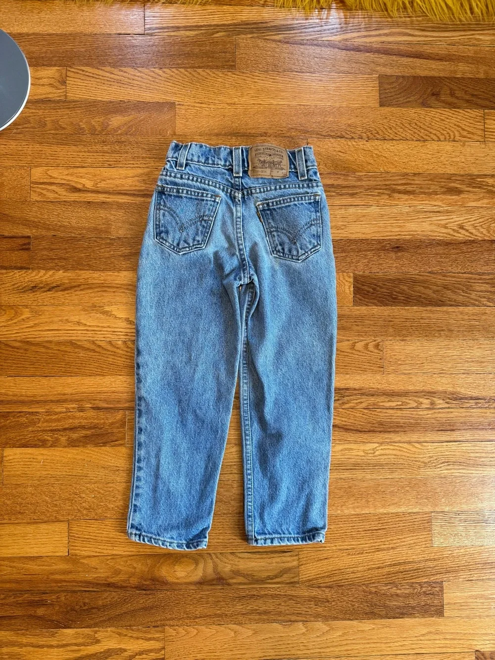 Vintage 80s 90s Levi’s Jeans, Orange Tab Pants (Kids Youth Size 5) 31150-0214